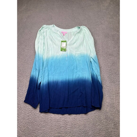 Lilly Pulitzer Elsa top NWT SZ small ombré - Picture 1 of 6